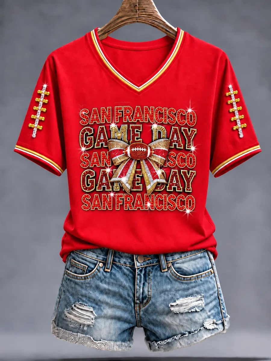 Glamasiacorner Unisex San Francisco 49ers T-Shirt - Football Fan Gear