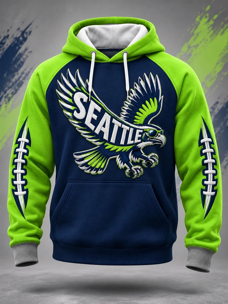 Glamasiacorner Unisex Seattle Seahawks Hoodie - Football