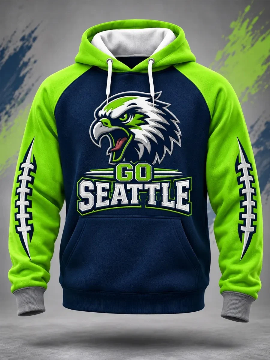 Glamasiacorner Unisex Seattle Seahawks Hoodie - Football