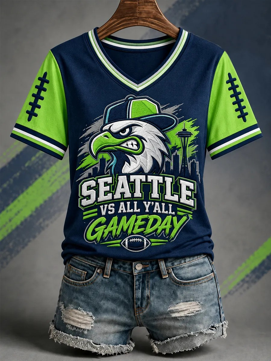 Glamasiacorner Unisex Seattle Seahawks Shirt - Game Day