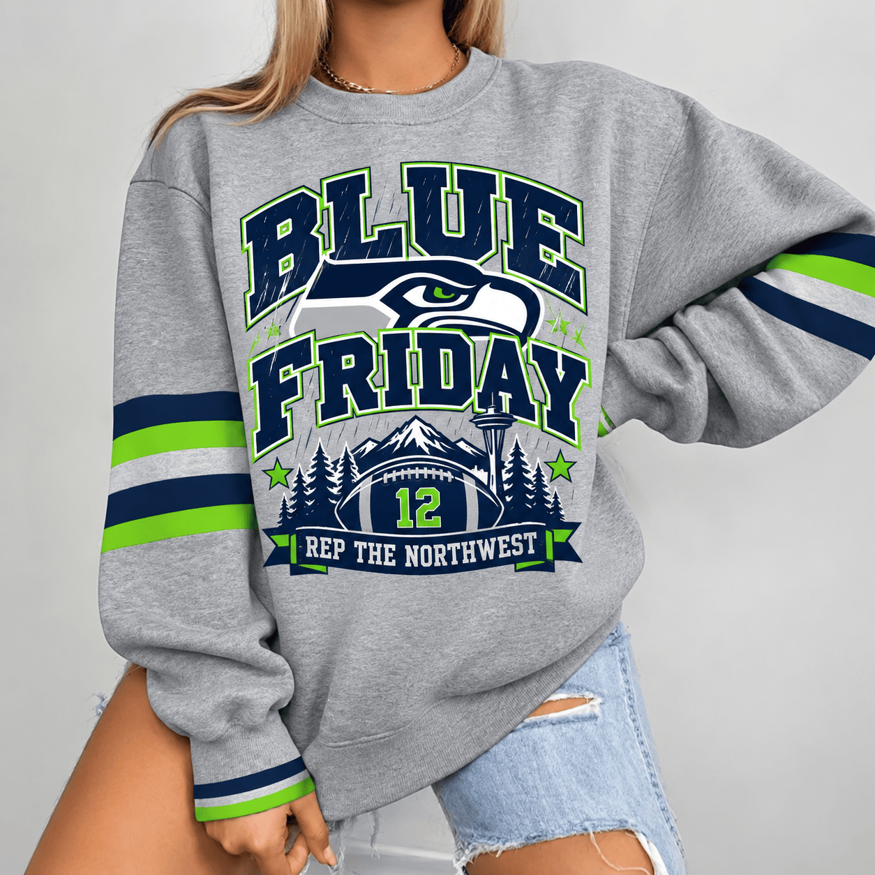 Glamasiacorner Unisex Seattle Seahawks Sweatshirt