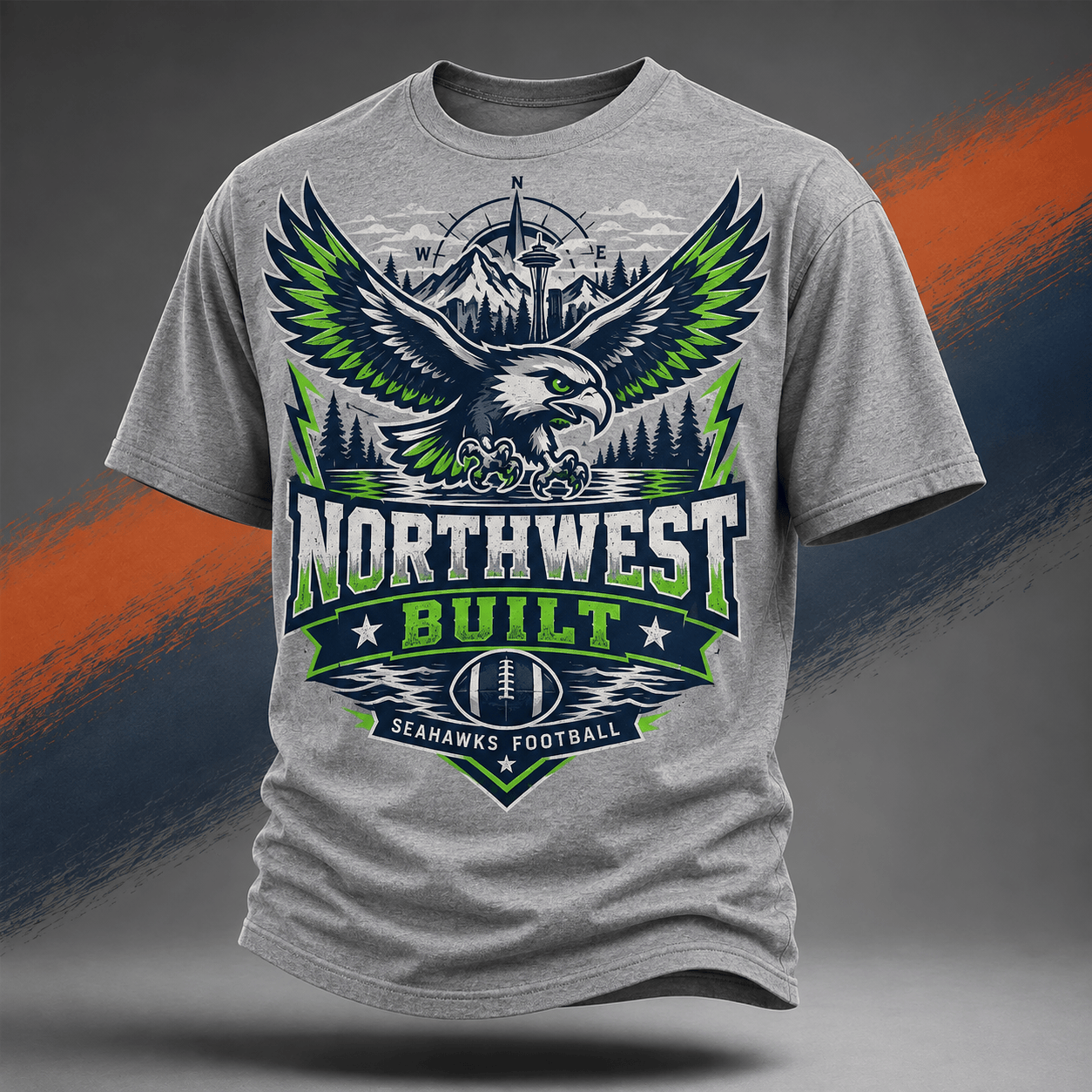 Glamasiacorner Unisex Seattle Seahawks T-Shirt