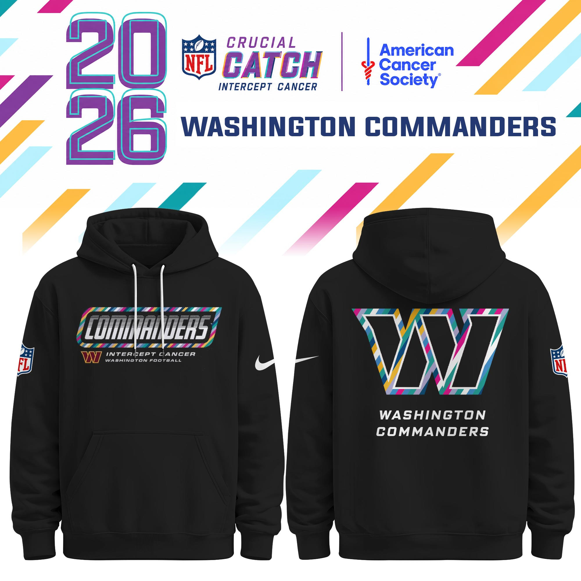 Glamasiacorner Unisex Washington Commanders Hoodie - Fan Gear