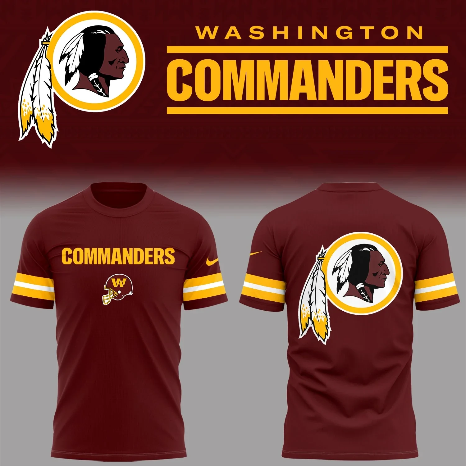 Glamasiacorner Unisex Washington Commanders T-Shirt - Fan Gear