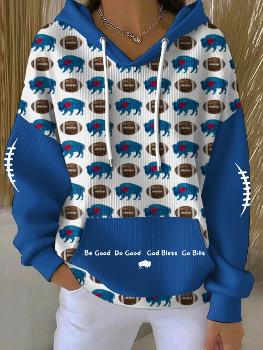 Glamasiacorner Women's Buffalo Bills Sweatshirt - Football