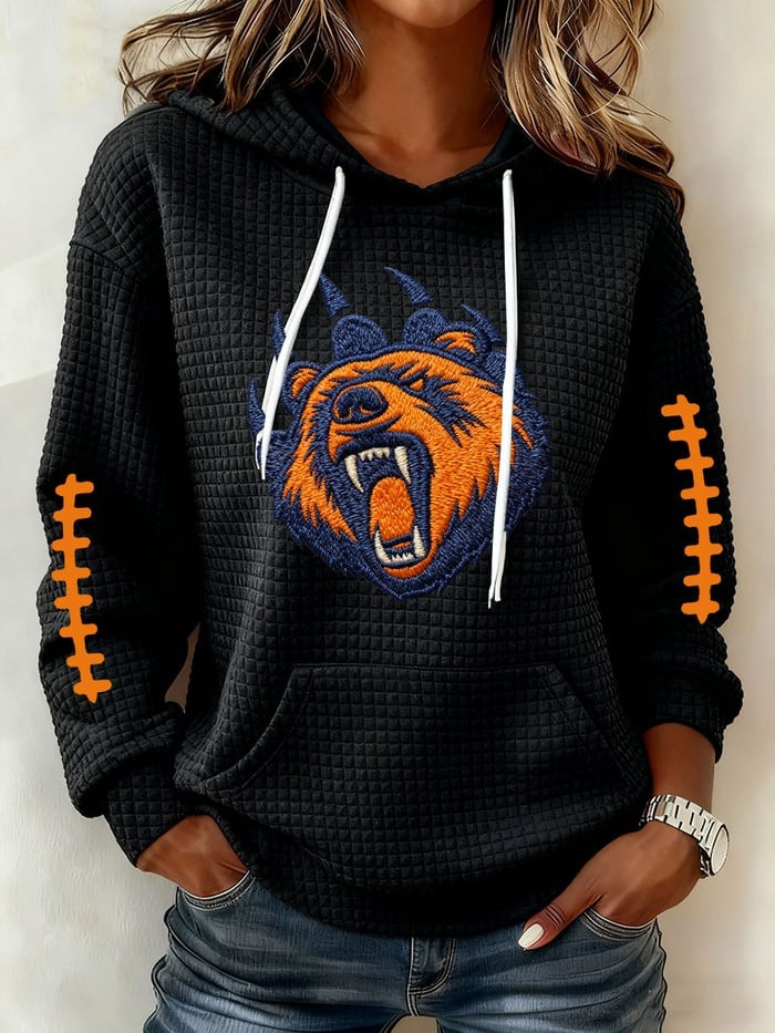 Glamasiacorner Women's Chicago Bears Hoodie - Football