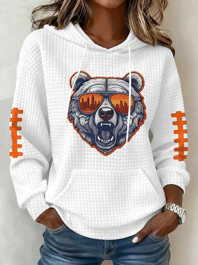 Glamasiacorner Women's Chicago Bears Hoodie - Football