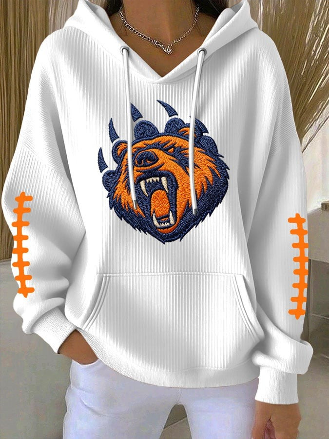 Glamasiacorner Women's Chicago Bears Hoodie - Football