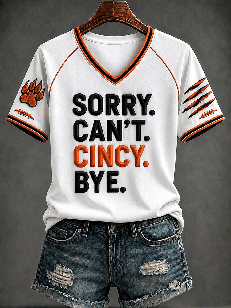 Glamasiacorner Women's Cincinnati Bengals Shirt - Football