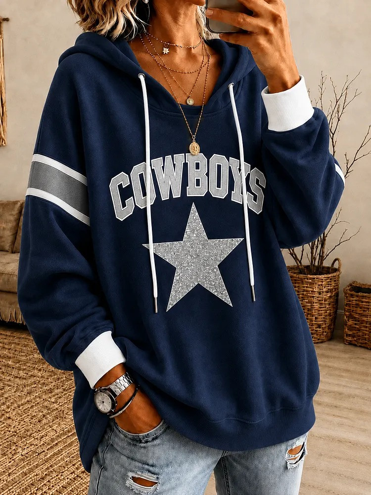 Glamasiacorner Women's Dallas Cowboys Hoodie