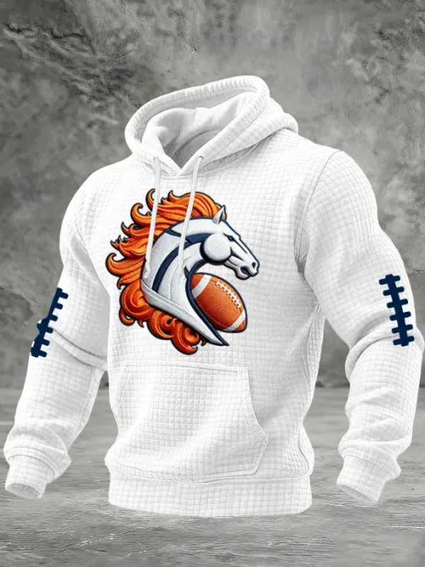 Glamasiacorner Women's Denver Broncos Hoodie - Game Day Football