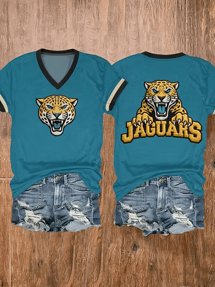 Glamasiacorner Women's Jacksonville Jaguars Shirt - Football