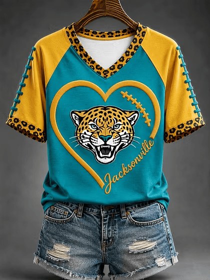 Glamasiacorner Women's Jacksonville Jaguars Shirt - Football