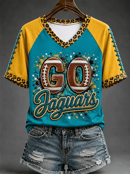 Glamasiacorner Women's Jacksonville Jaguars Shirt - Football