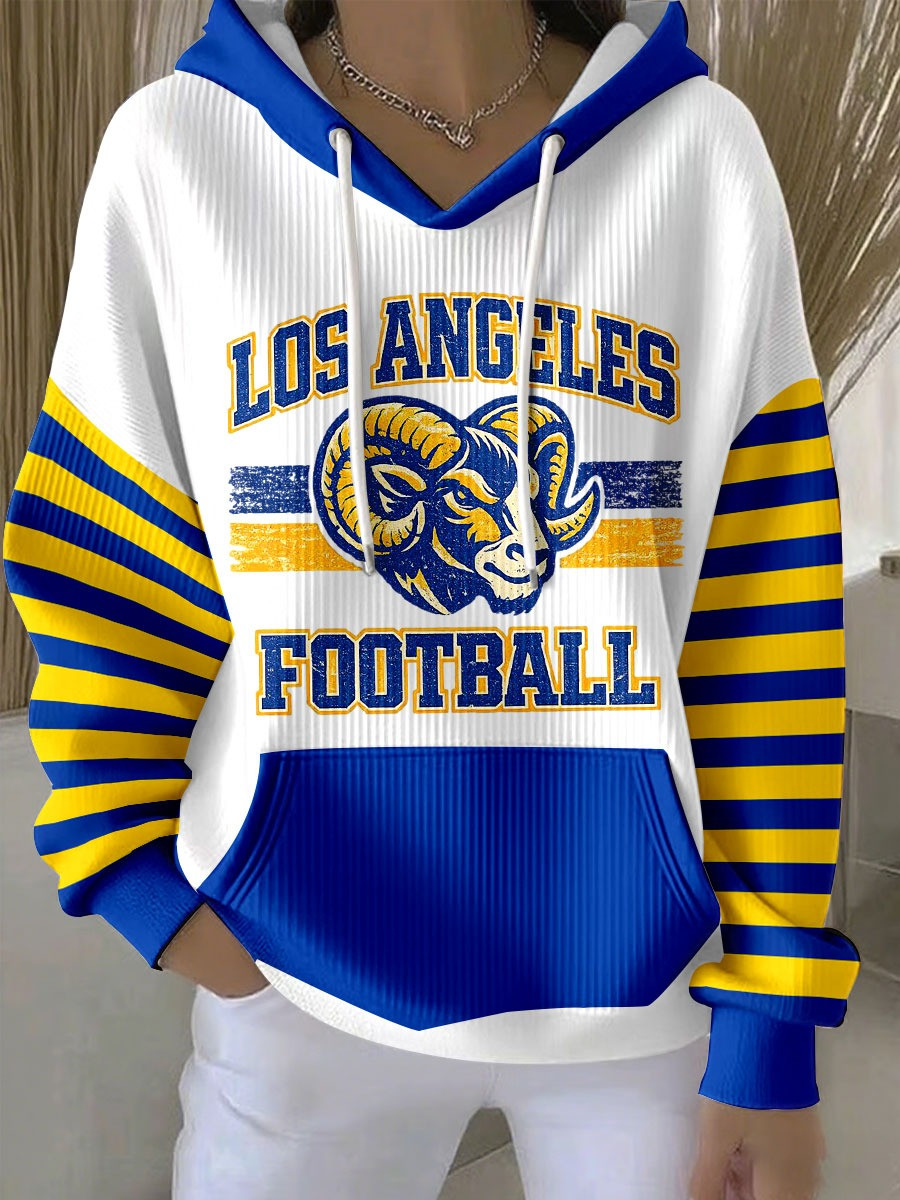 Glamasiacorner Women's Los Angeles Rams Hoodie - Football