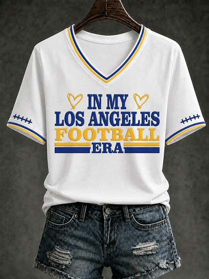 Glamasiacorner Women's Los Angeles Rams Shirt - Game Day Football