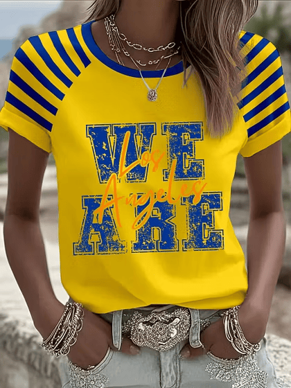 Glamasiacorner Women's Los Angeles Rams T-Shirt