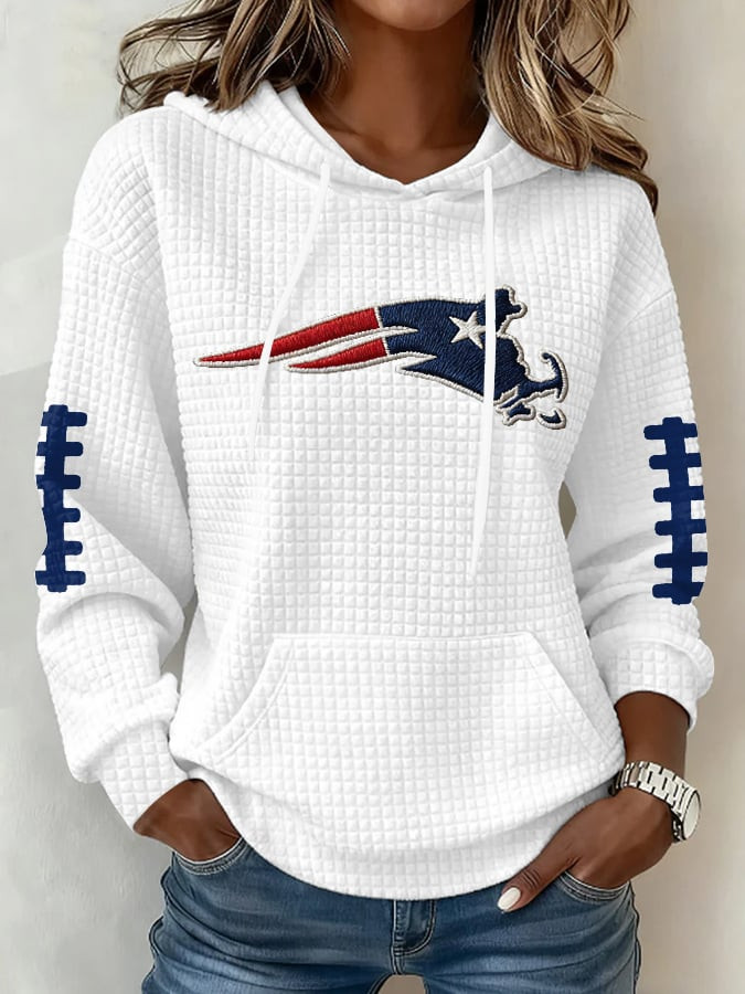 Glamasiacorner Women's New England Patriots Hoodie
