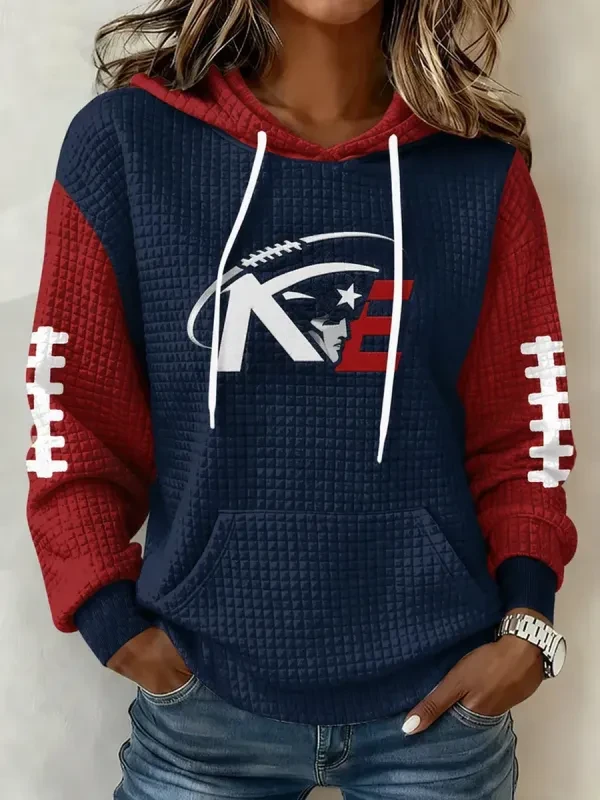 Glamasiacorner Women's New England Patriots Hoodie - Football