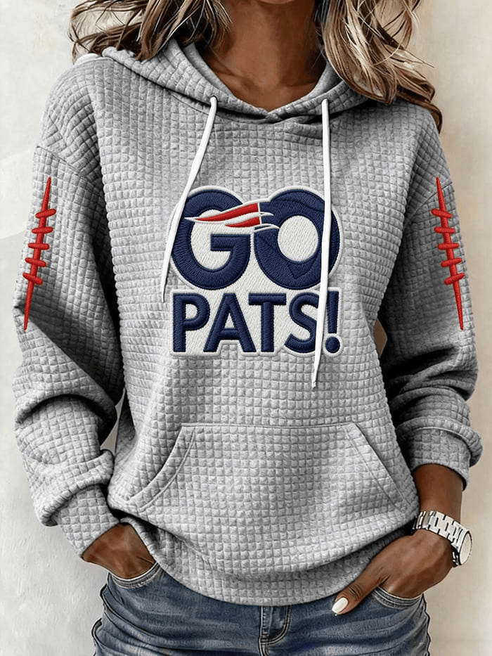 Glamasiacorner Women's New England Patriots Hoodie - Football