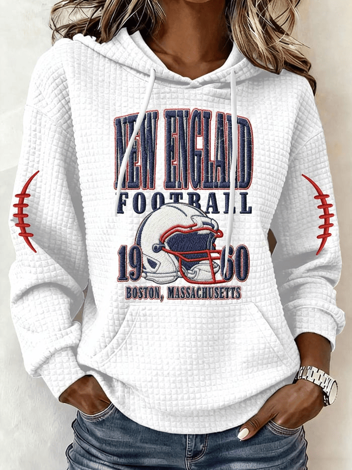 Glamasiacorner Women's New England Patriots Hoodie - Football