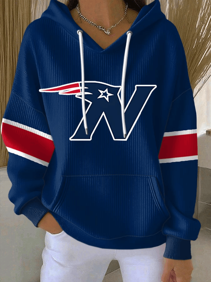 Glamasiacorner Women's New England Patriots Hoodie - Game Day