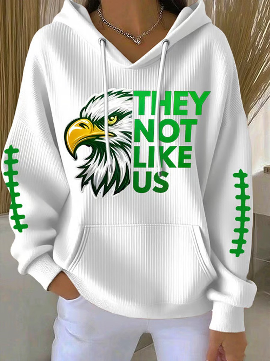 Glamasiacorner Women's Philadelphia Eagles Hoodie - Game Day Football