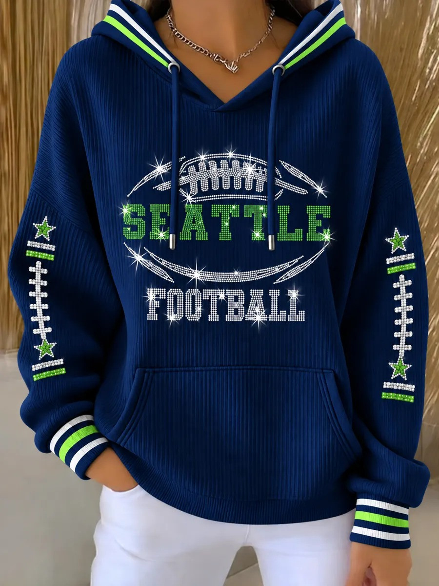 Glamasiacorner Women's Seattle Seahawks Hoodie - Football