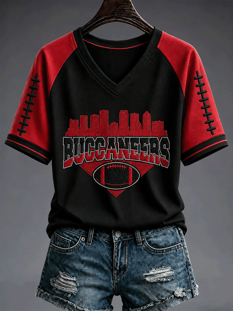 Glamasiacorner Women's Tampa Bay Buccaneers Shirt - Game Day